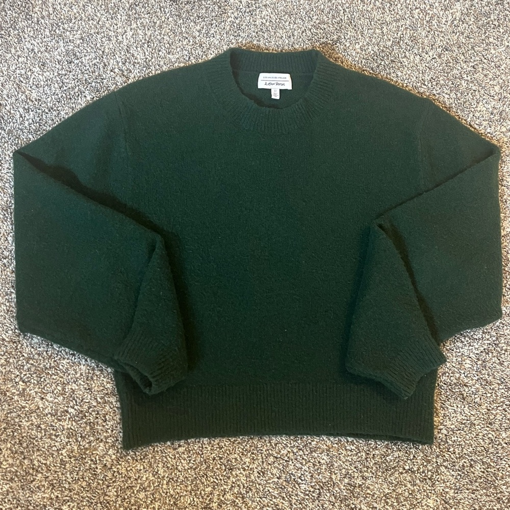 & Other Stories Forest Green Sweater